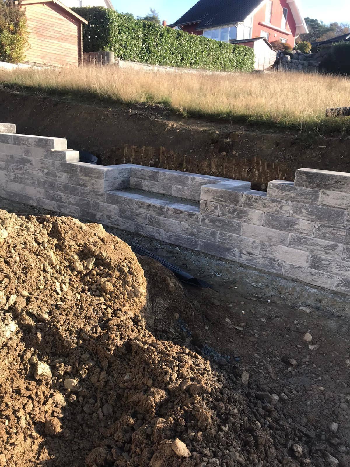 Geplante Gartenanlage